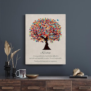 Teacher Retirement Gift Friend Retirement Best Friend Gift Mentor Gift Gift for Women Personalized Canvas Paper or Metal Print 1492