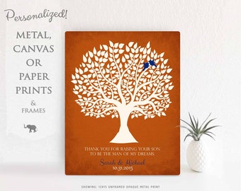 Thank You Gift From Bride | Mother in Law Gift | Mother of Groom Gift | Personalized | Wedding Day Gift | Tree Roots Custom Art Print 1114