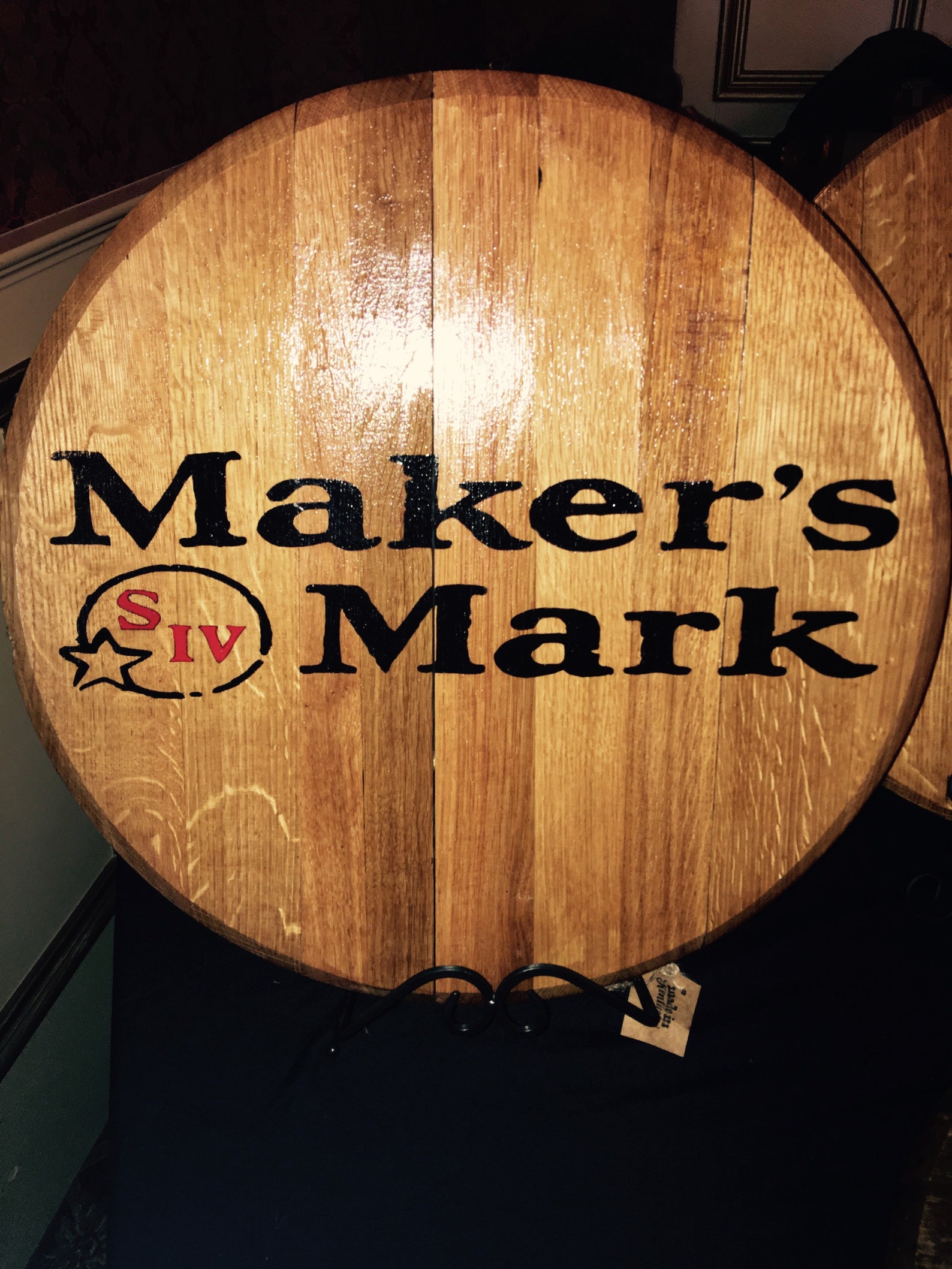 Makers Mark Bourbon Barrel Head | Etsy