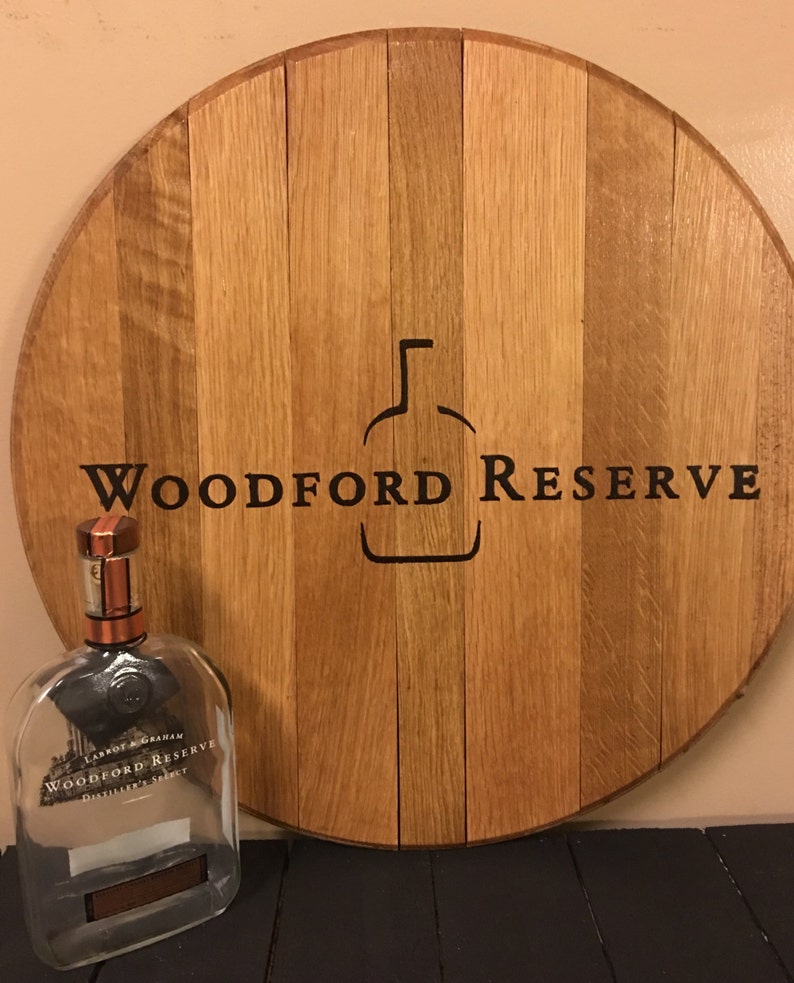 Woodford Reserve Bourbon Barrel Head | Etsy