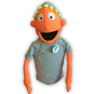 Black Light Hand Puppet Boy #2 - Professional puppet