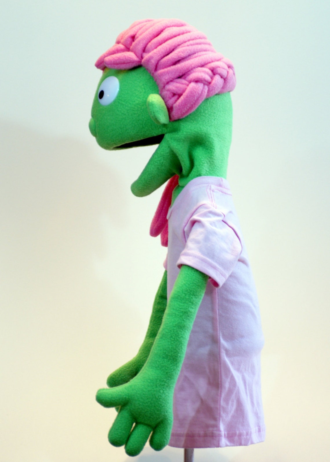 Hand Puppet Customizable Girl Puppet 2 Professional Etsy