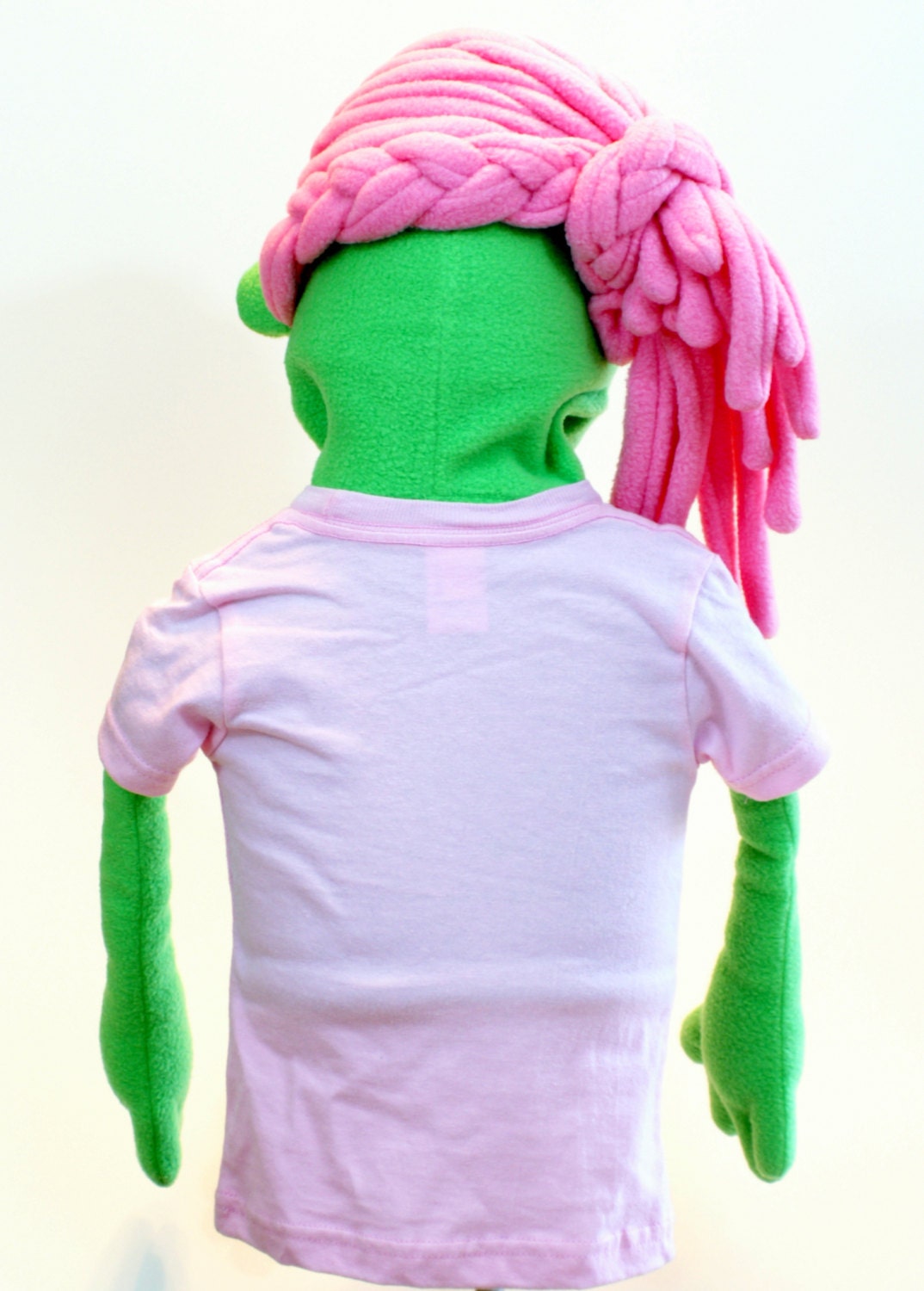 Black Light Hand Puppet Customizable Girl Puppet 2 Etsy