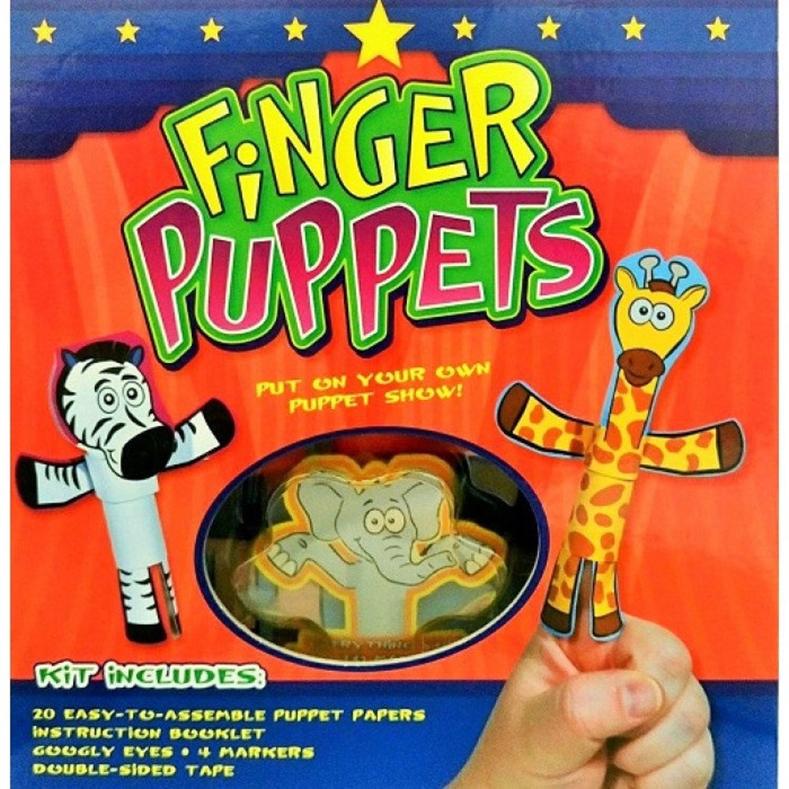 Finger Puppets Kit Puppet Kit for Kids Puppet Ministry Etsy