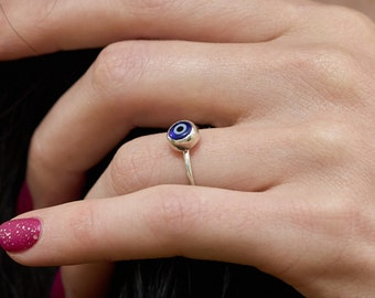 Evil Eye Stacking Ring