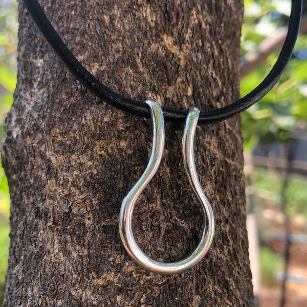 Heart Ring Holder Necklace Men's Ring Holder Necklace Emily C Ring - Main Image