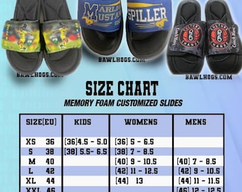 Custom Personalized Memory Foam Slide Sandals: Team & Logo Gifts