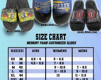 Custom Personalized Memory Foam Slide Sandals: Team & Logo Gifts