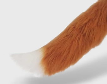 Moving Fox Tails animatronic tail, 11 moves. App controlled! Great for cosplay or fursuit! We customize it electric tail, USB powered