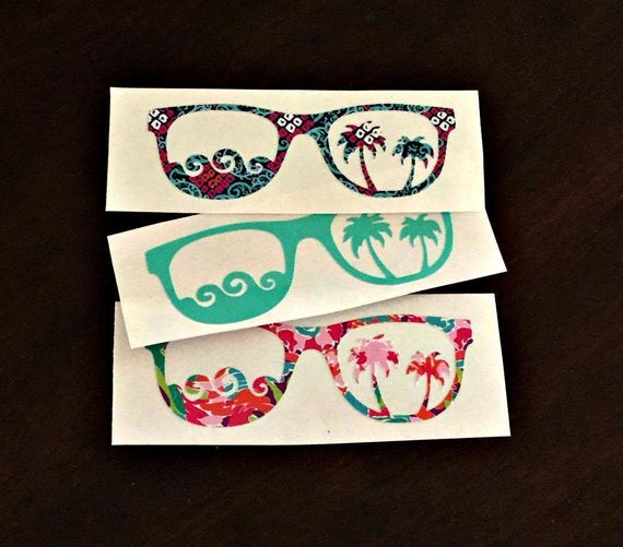 Sunglasses Decal Sunglasses Yeti Sunglass Decal Beach