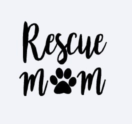 Download Dog Paw Car Decal Rescue Mom Decal Dog Decal Yeti Decal | Etsy