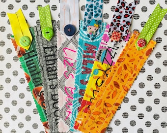 Fabric bookmarks
