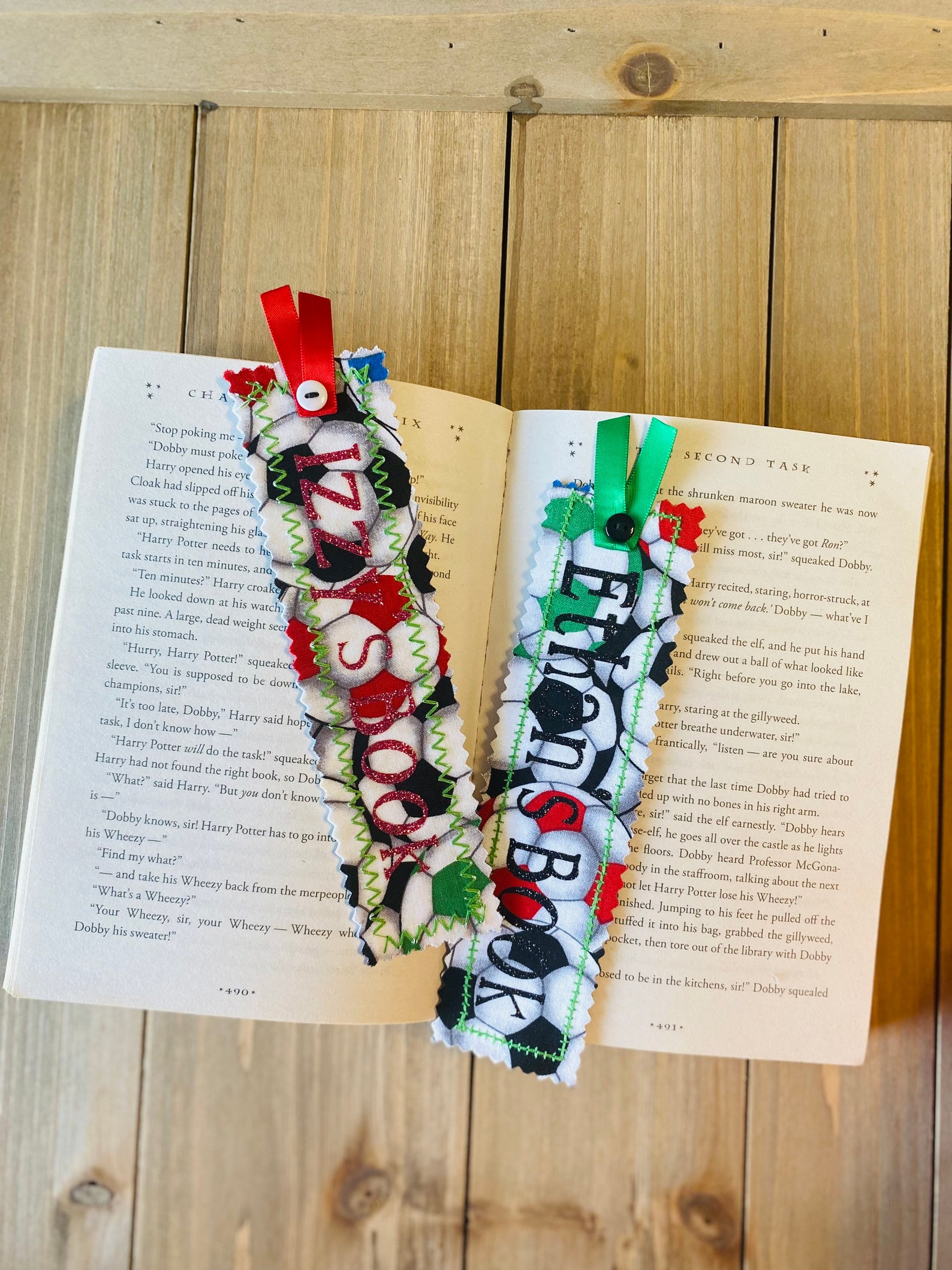 Fabric Bookmarks Etsy