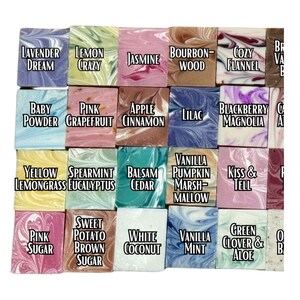 Mix 25 mini Soaps Baby Shower Favors, wrapped or unwrapped, small guest size soap bars wedding gifts for guests, bridal party bulk wholesale image 8