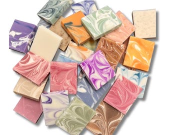 25 Mini Soap Favors: Bulk Variety Pack, Guest Size Soaps