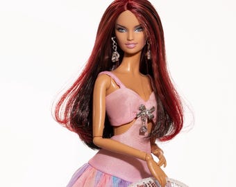 Pastel Breeze dress for Rimdoll and 12" fashion doll same size .