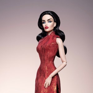 cheongsam for Rimdoll and fashion doll 12&quot; same size