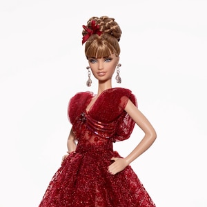 Scarlet Majesty dress for Rimdoll and 12&#39;&#39; Fashion Doll same size