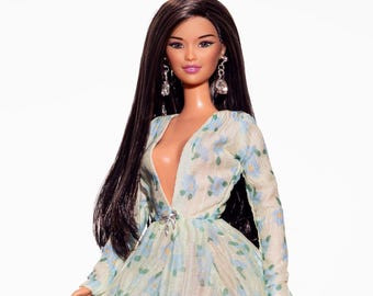Spring Whisper dress for Rimdoll and 12'' Fashion Doll same size