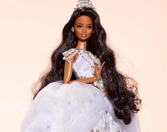 Ivory Royale dress for Rimdoll and 12'' Fashion Doll same size