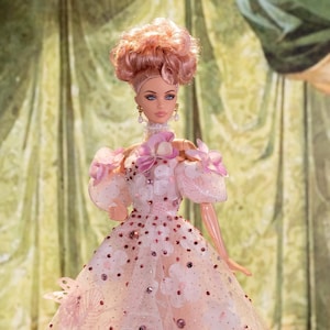 Blush betoverde jurk voor Rimdoll en 12&#39;&#39; fashion Doll dezelfde maat