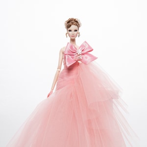 pink dress for Rimdoll and 12&quot; fashion doll same size