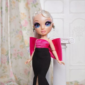 bow dress for rainbow high doll