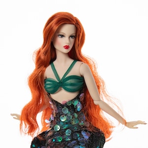 mermaid dress for Rimdoll and 12&#39;&#39; Fashion Doll same size