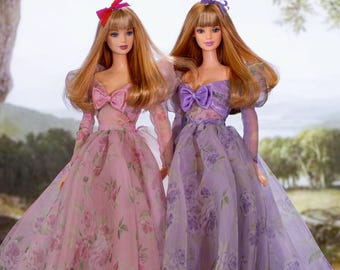 Garden Bloom Duo dress for Rimdoll and 12'' Fashion Doll same size