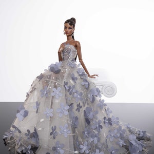 flower dress for Rimdoll and 12&#39;&#39; Fashion Doll same size