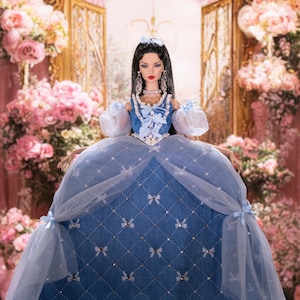 Celestine Belle dress for Rimdoll and fashion doll 12 same size