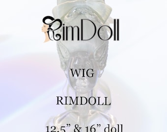 Pruik voor Rimdoll-pop van 12,5&#39;&#39; en 16&#39;