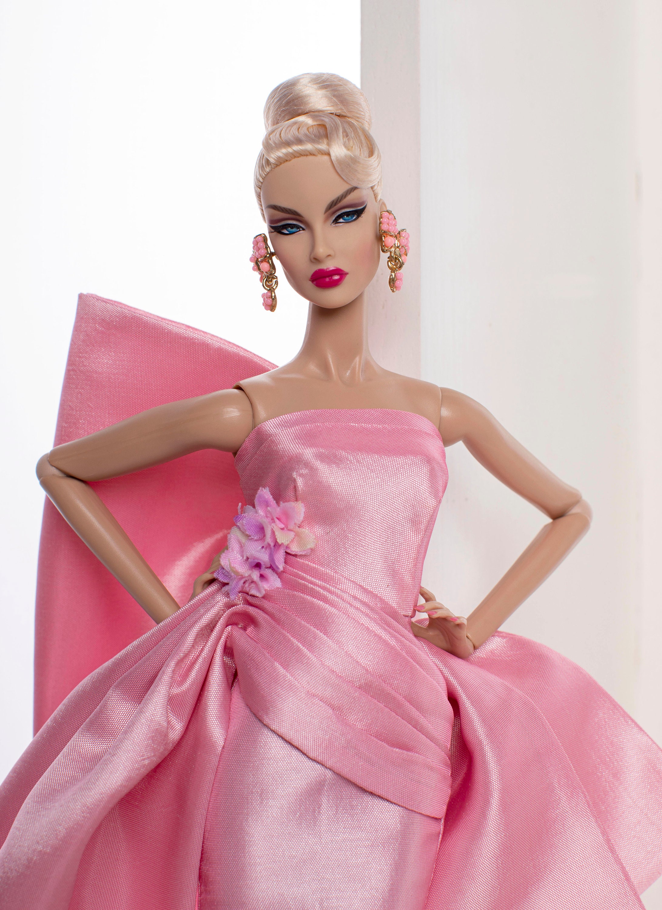 fashion doll dress Lace Trim Midi Slip Dress | Wedding Guest Outfit
