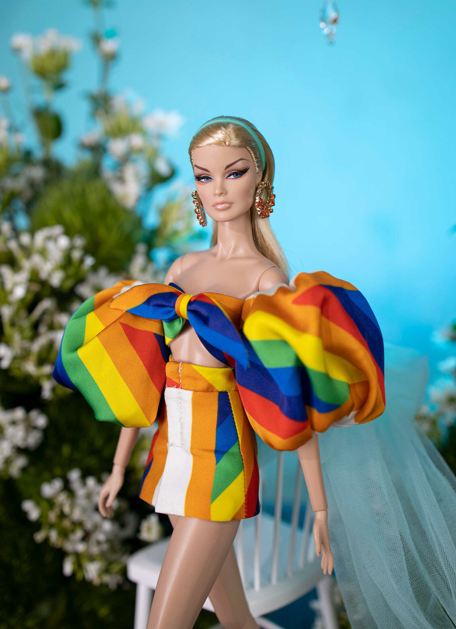 Rainbow Jumpsuit for Fashion Royalty Poppy Parker Etsy