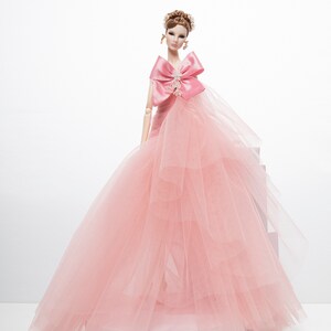 pink dress for Rimdoll and 12" fashion doll same size image 8