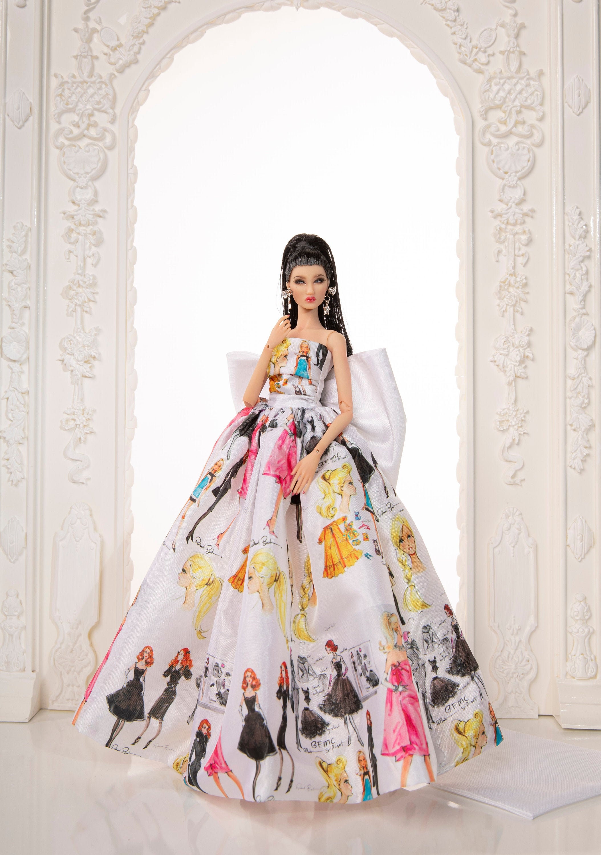 Dress for fashion royalty Poppy Parker Silkstone Barbie - Etsy 日本