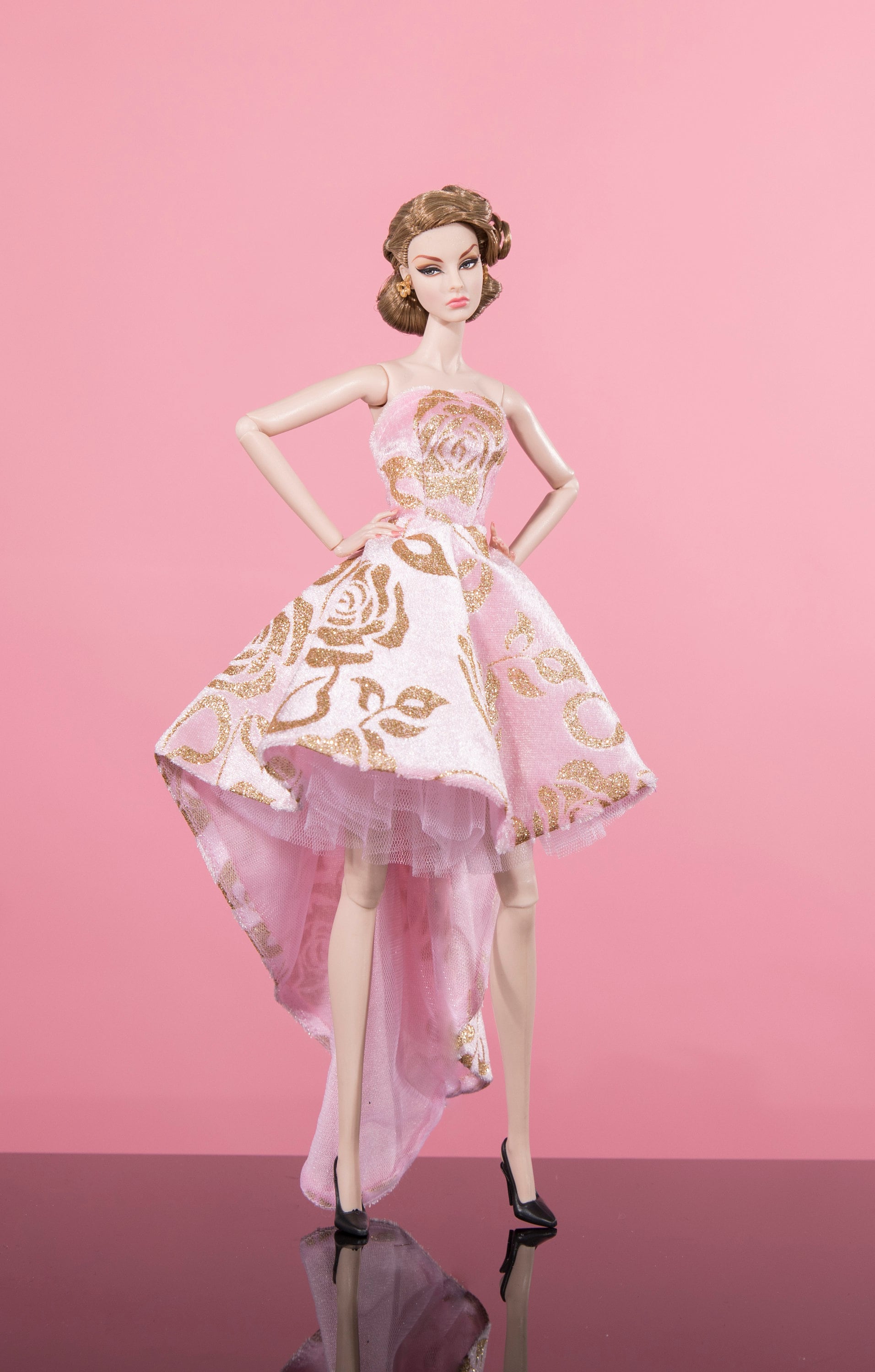 Robe Barbie Antillaise N°1 vêtement pour poupée Barbie Fashion Royalty  Silkstone Poppy Parker, fait main par F3788