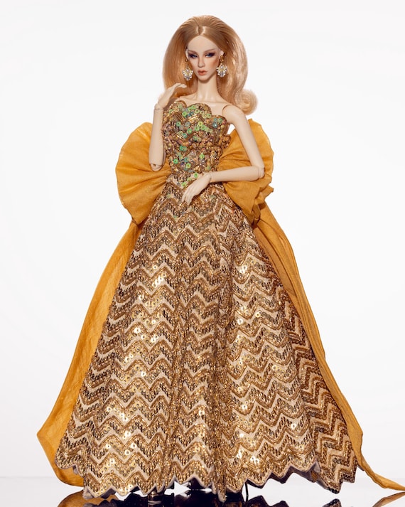 金色刺繍のドール ひよこさん専用】オケージョンドレス Dorry Doll 金色刺繍のドール ひよこさん専用】オケージョンドレス Dorry Doll