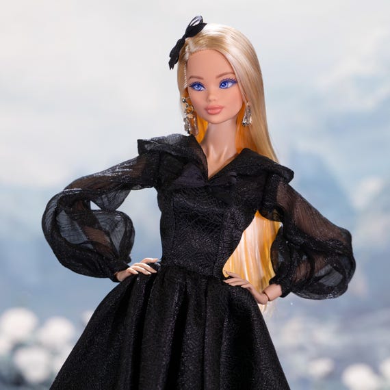 midnight elegance dresses Black Tiered Hem Evening Dress - Vintage Inspired