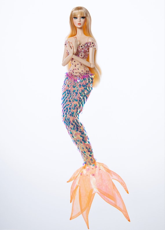 Barbie Mermaid Wedding Dress | Lace Princess Outfits Gown | Lace Wedding  Dress - 11.5 - Aliexpress
