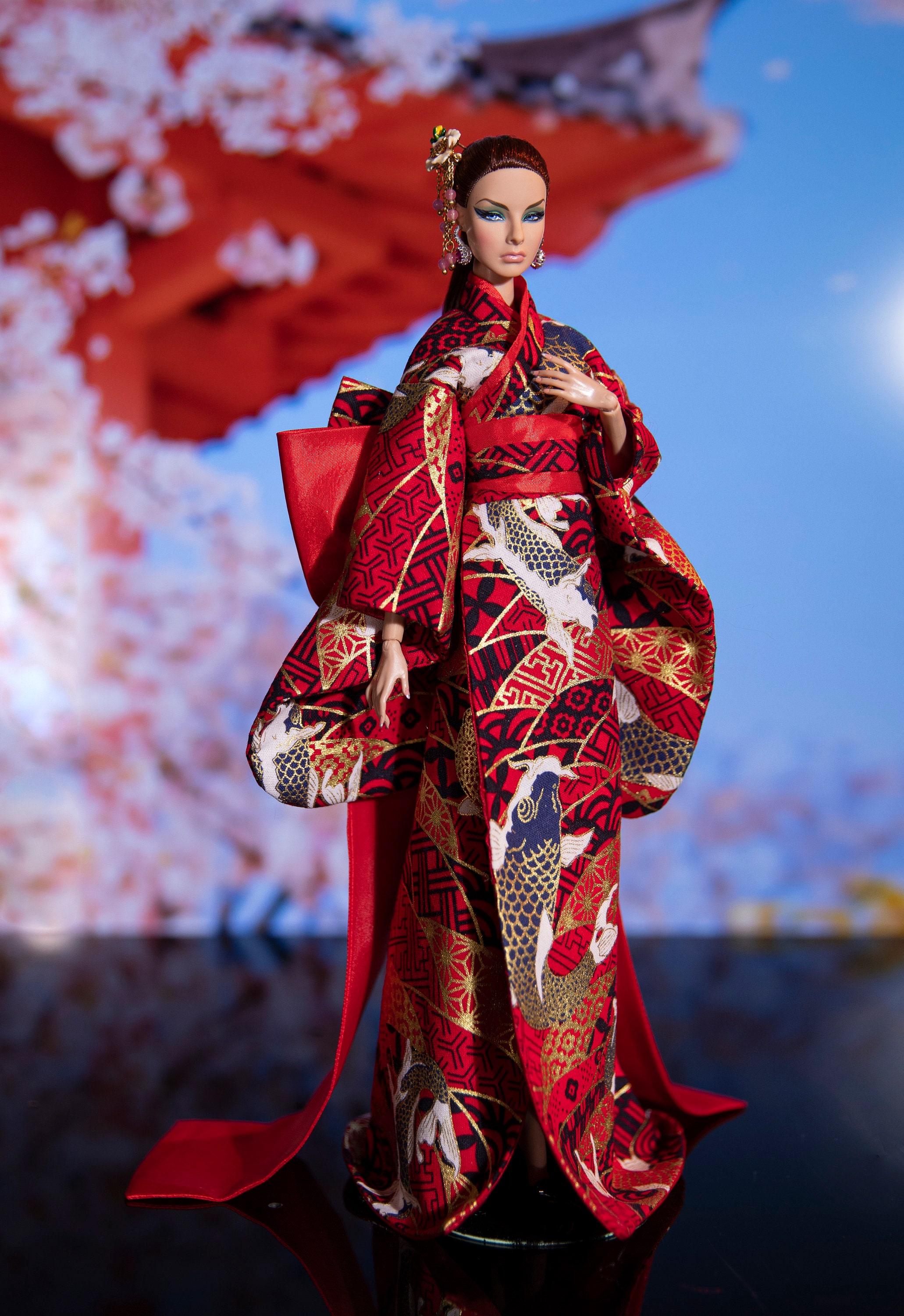 Kimono Dress for Rimdoll and 12'' Fashion Doll Same Size - Etsy