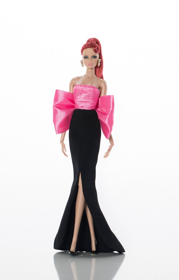 Robe Barbie  Amiel  Tenue Provençale pour poupée Barbie Fashion Royalty  Silkstone Muse par