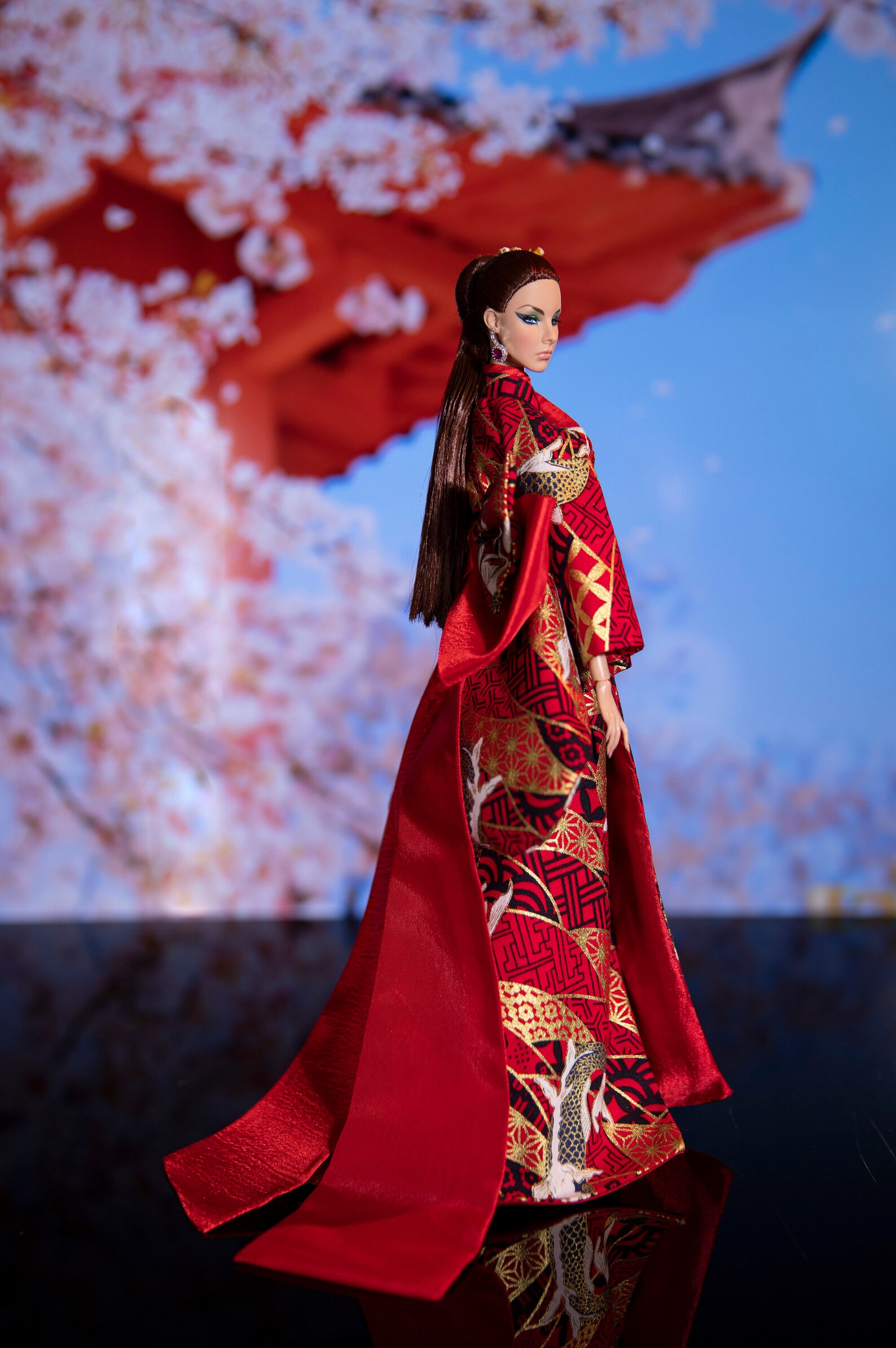 KIMONO COAT PRETTY AS A POPPY