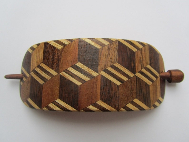 gift for women hair pin Wooden Hair clasp gift for girls Wooden hair barrette handmade wooden gift wooden hair care