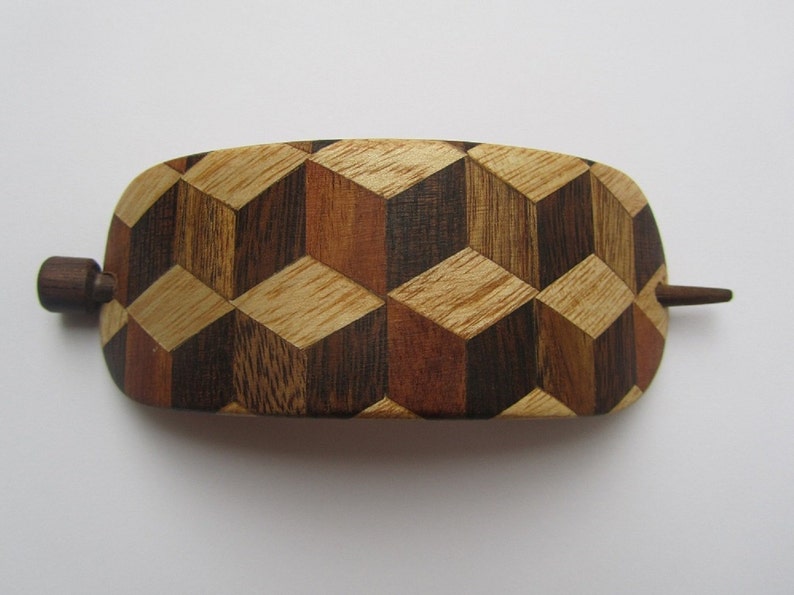gift for women hair pin Wooden Hair clasp gift for girls Wooden hair barrette handmade wooden gift wooden hair care