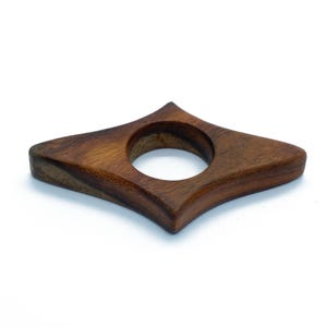 Wooden Book Page Holder. Page Prop Reading Aid Dark