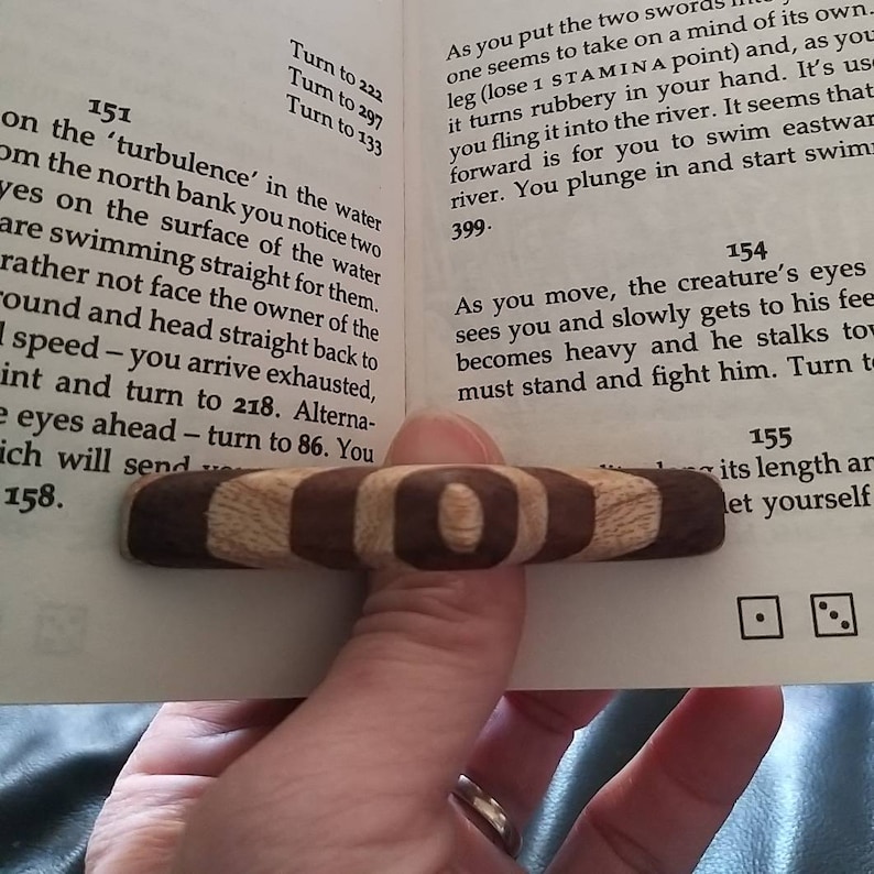 Wooden Book Page Holder. Page Prop Reading Aid image 3