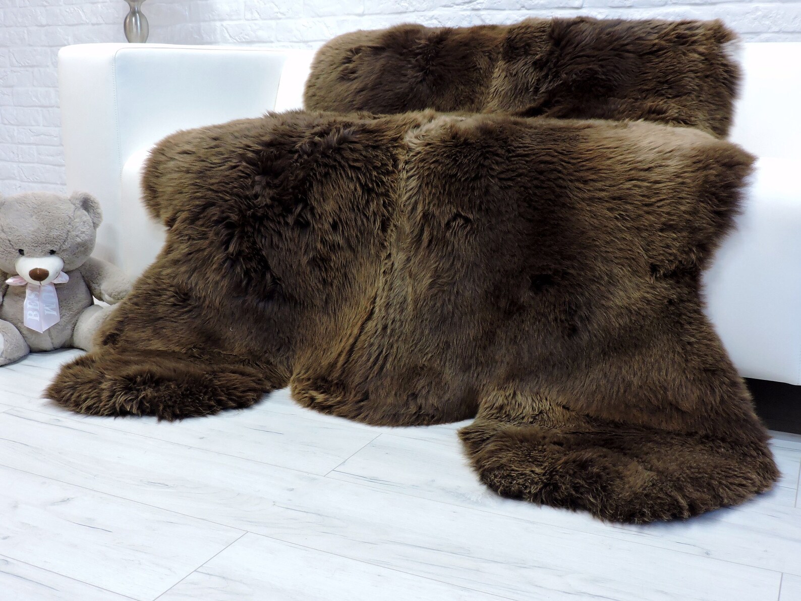 Sheepskin Rug Bear Skin Rug Shag Rug Fur Rug Fur Throw | Etsy