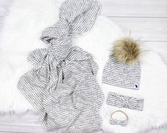 neutral swaddle blankets