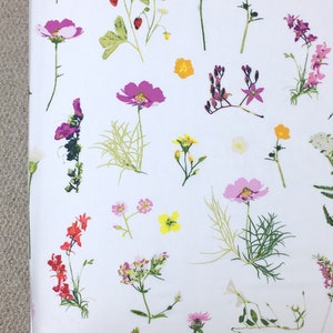Wildflower Crib Sheet // Floral Crib Sheet // Flower Crib Sheet / Floral Nursery Bedding / Wildflower Nursery Bedding / Botanical Crib Sheet image 5